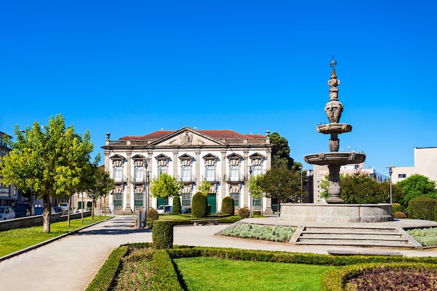 Brunnen im Zentrum von Braga, Portugal