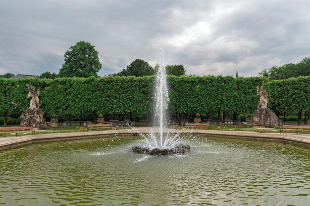 Brunnen und Skulptur Schloss Hellbrunn