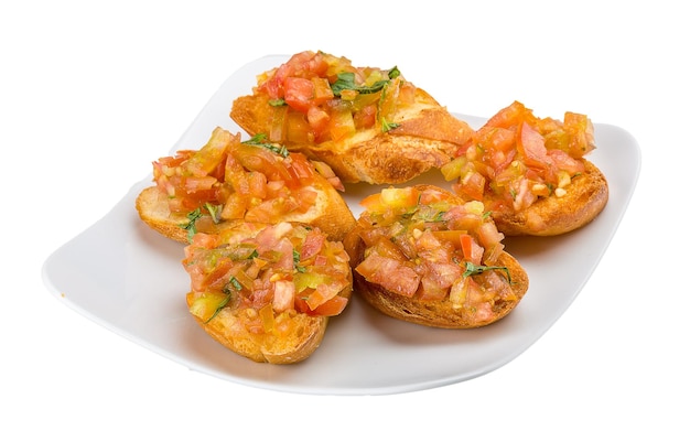 Bruschetta com tomate