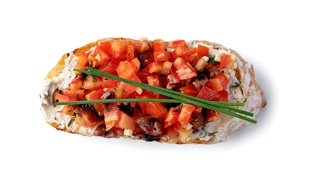 Bruschetta italiana tradicional