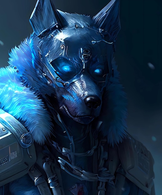 Brutaler Metallwolf