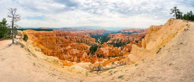 Bryce Canyon Landschaft von der Spitze des Berges