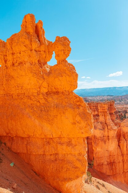 Bryce Canyon Nationalpark Landschaft in Utah Vereinigte Staaten Brice Canyon in Navaho Loop Trail