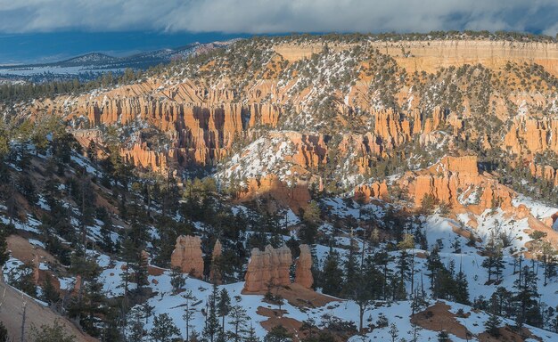 Bryce Canyon während des Sonnenuntergangs