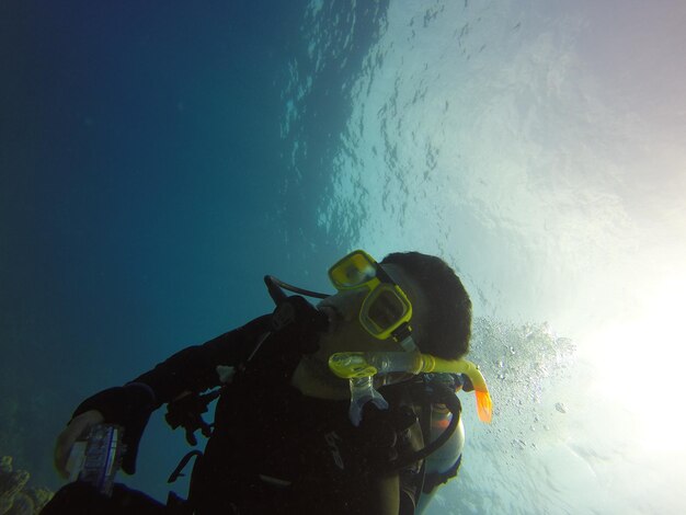 Foto buceo bajo el agua