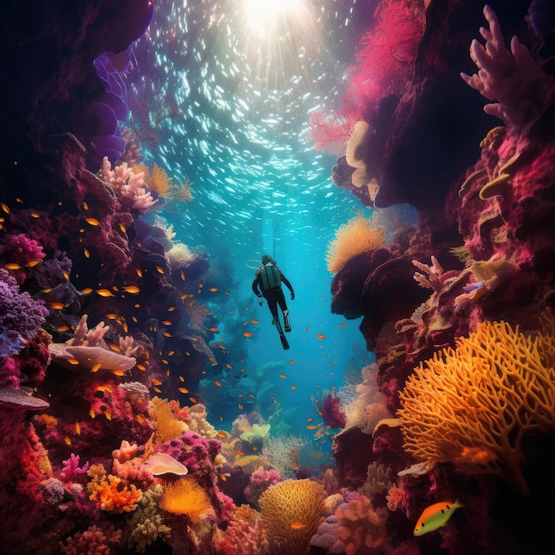 Buceo bajo el agua