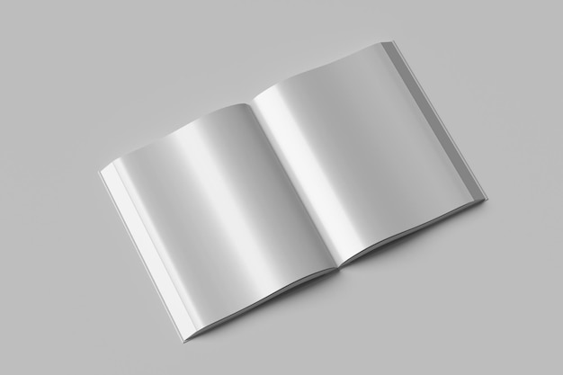 Buch Magazin Mockup leer