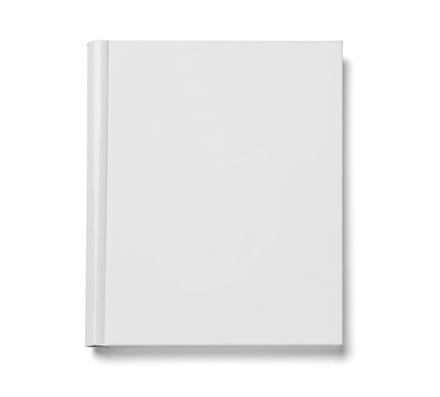 Buch Papier Bildung Seite Literatur Notizbuch Lehrbuch Hintergrund leere weiße Design-Mock-up-Vorlage