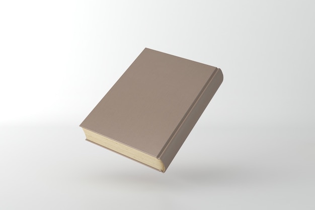 Buchcover Mockup 3D Rendering Illustration