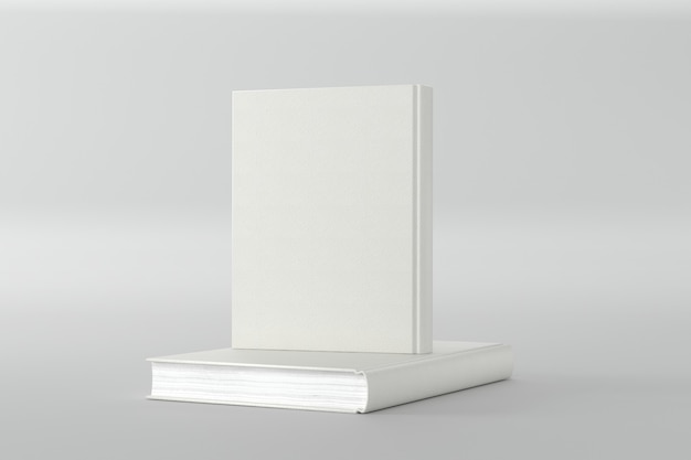 Buchcover Mockup 3D Rendering Illustration