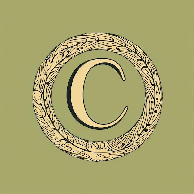Foto buchstabe c monogramm logo design illustration initial creative