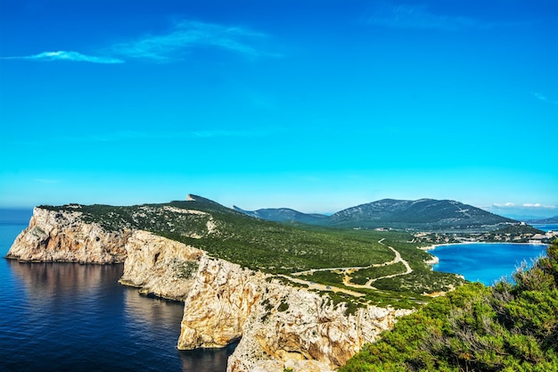 Bucht von Porto Conte in Sardinien Italien