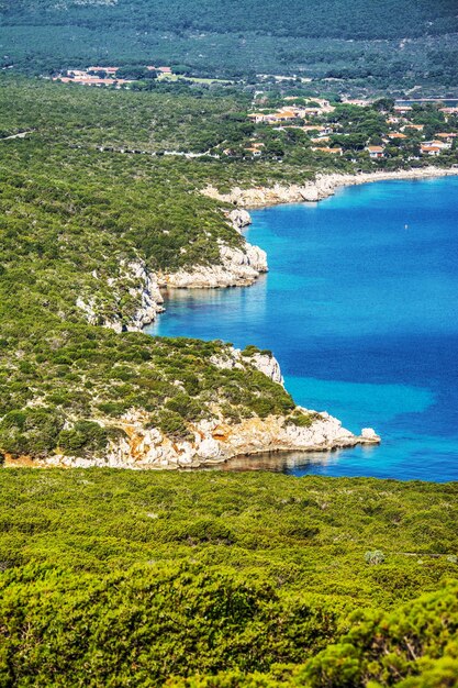 Bucht von Porto Conte in Sardinien Italien