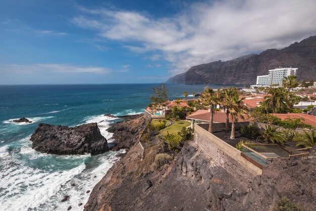 Bucht von Puerto Santiago, Teneriffa, Kanarische Inseln, Spanien.