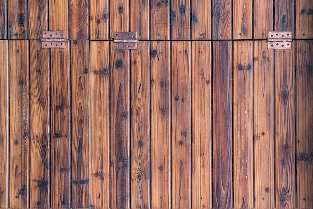 Bucles de puerta en puertas de madera Estilo rústico rural Superficie de madera áspera