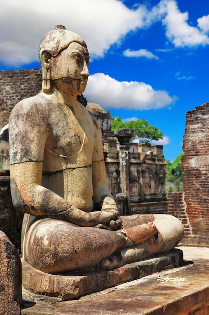 Buda no templo Polonnaruwa