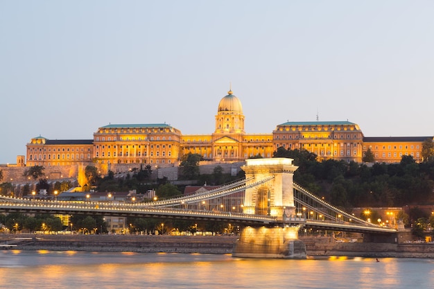 Budapest Hungría Museo y Puente de las Cadenas