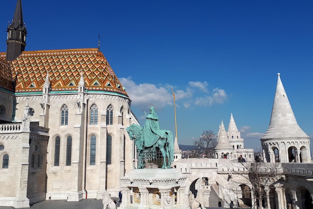 Budapest Ungarn 5. März 2020 EIN Blick auf die Fischerbastei bei Tageslicht. Redaktion