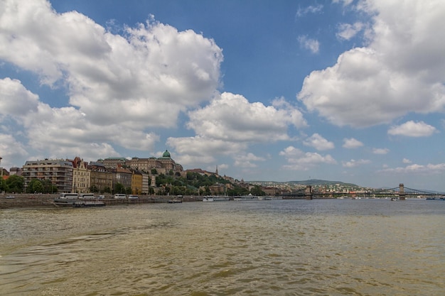 Budapester Stadtpanorama mit der Donau