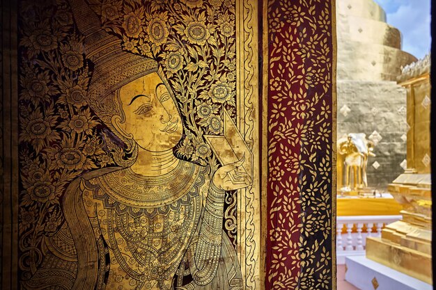 Buddha-Gemälde im Wat Doi Suthep