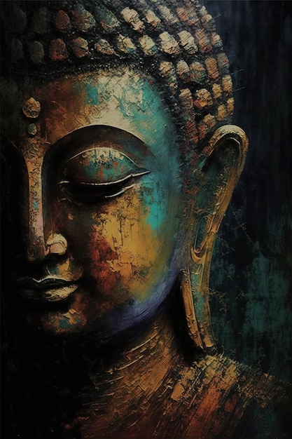 Buddha-Grafikdesign-Illustrationshintergrund