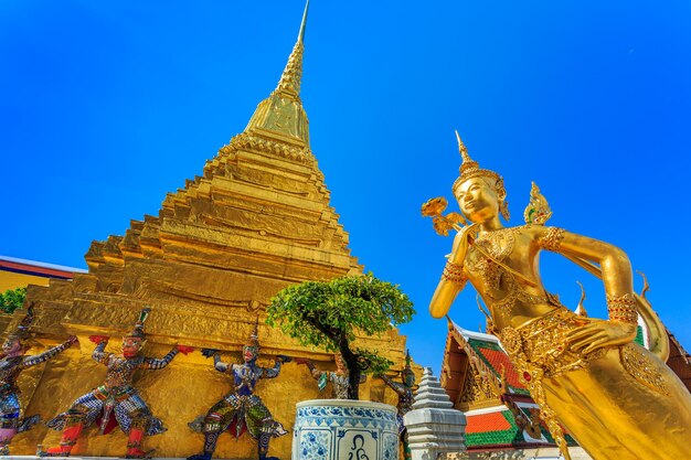 Buddha-Skulptur im Grand Palace Thailand