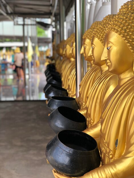 Buddha-Statue im Tempel