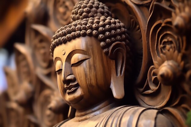 Buddha-Statue in Meditation