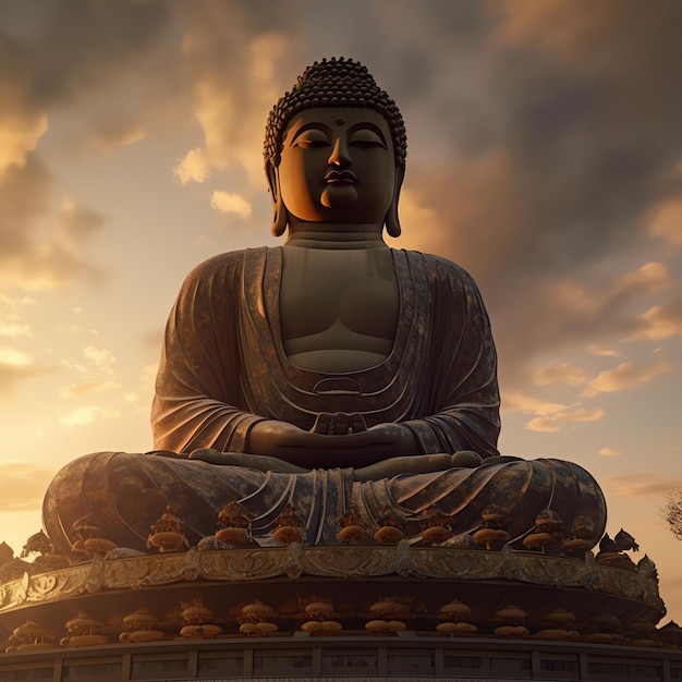 Buddha-Tempel, der den Vesak-Tag feiert