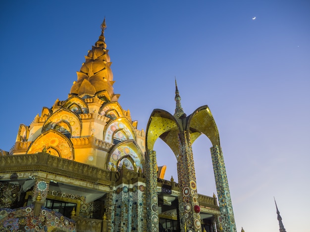 Buddha-Tempel Thailand nachts