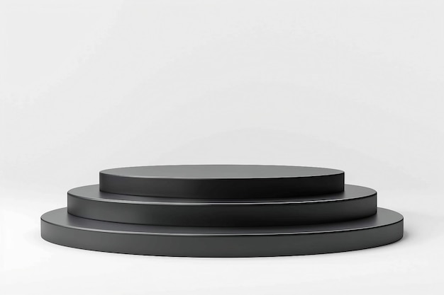 Bühnenpodium auf weißem Hintergrund
