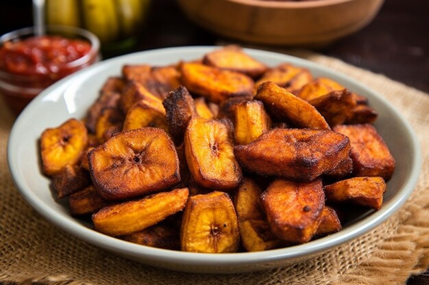 Foto una buena porción de comida frita bocadillo brasileño