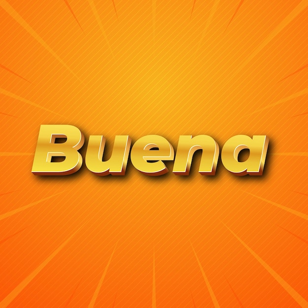 Buena Text effect Ouro JPG atraente fundo cartão foto confete