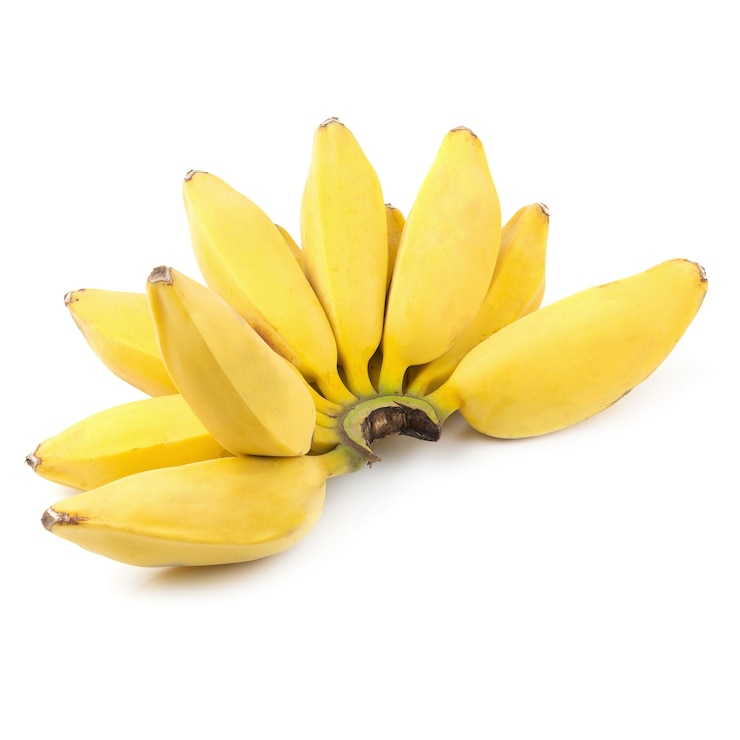 Foto bündel bananen getrennt auf einem weißen hintergrund