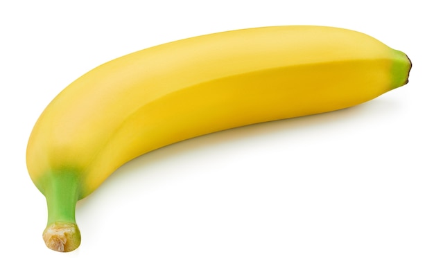 Bündel Bananen lokalisiert auf weißem Hintergrund. Reife Bananen.