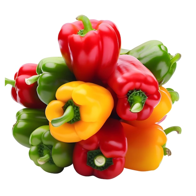 Bündel von Bio-Capsicum-Pfeffer