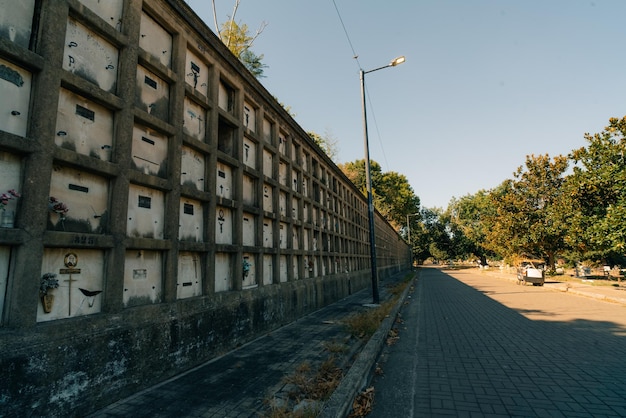 Foto buenos aires argentina 4 de março de 2023 columbário no cemitério de chacarita