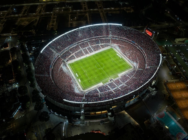 BUENOS AIRES ARGENTINIEN 5. Juni 2023 Stadion der Fußballmannschaft River Plate, auch bekannt als Antonio Vespucio Liberti Stadion. Das Stadion ist auch die Heimat der argentinischen Fußballnationalmannschaft