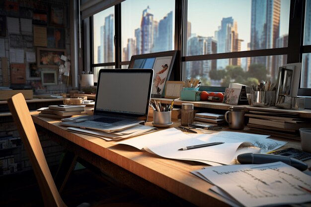 Foto büro arbeitsplatz arbeitsbereich tisch schreibtisch innenraum