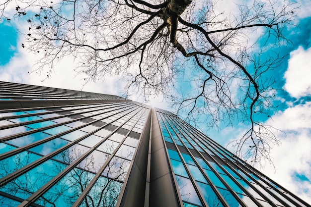 Foto bürogebäude wolkenkratzer äußeres des gebäudes