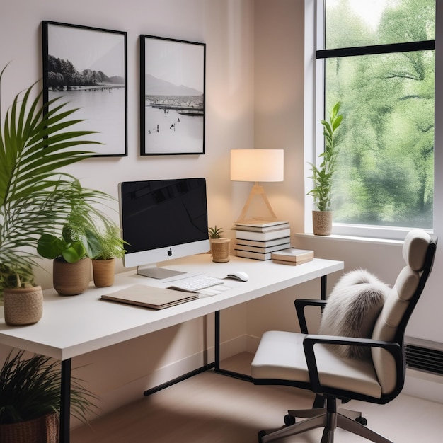 Bürozimmer-Interieur moderne Büro-Ideen