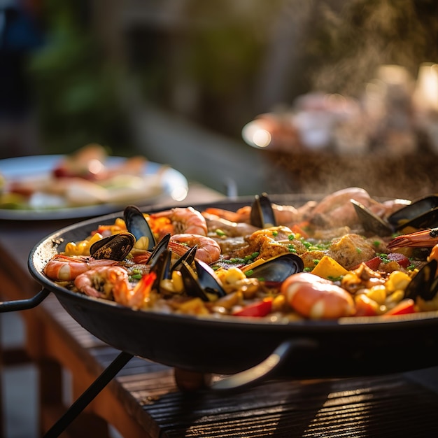 Buffet im Luxusrestaurant