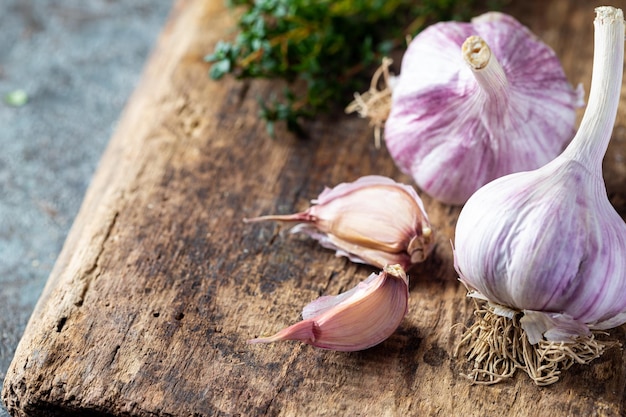 Bulbos de ajo ecológicos