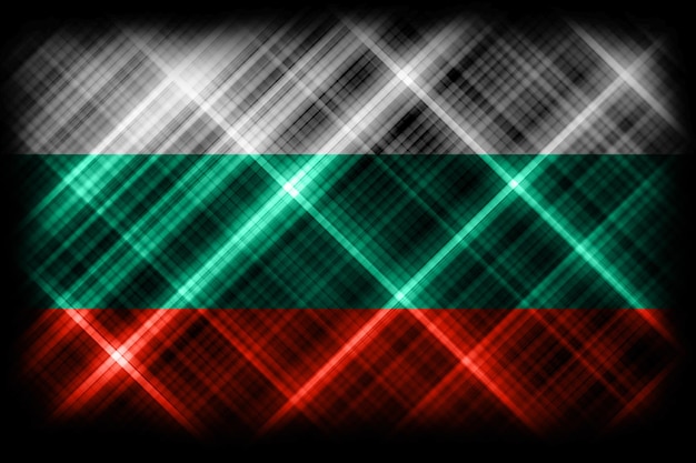 Bulgarien-Flagge, Nationalflagge, moderner Flaggenhintergrund