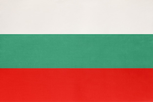 Bulgarien National Stoff Flagge Textil