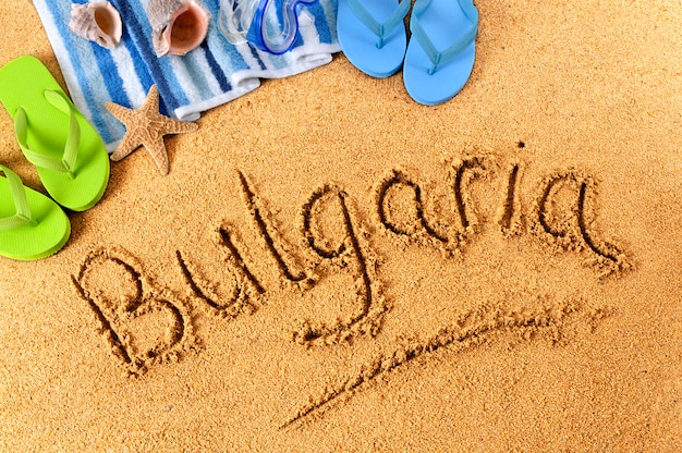 Bulgarien Strand schreiben