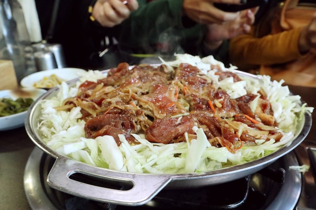 bulgogi de comida coreana