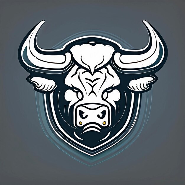 Bull-Logo-Strichzeichnung