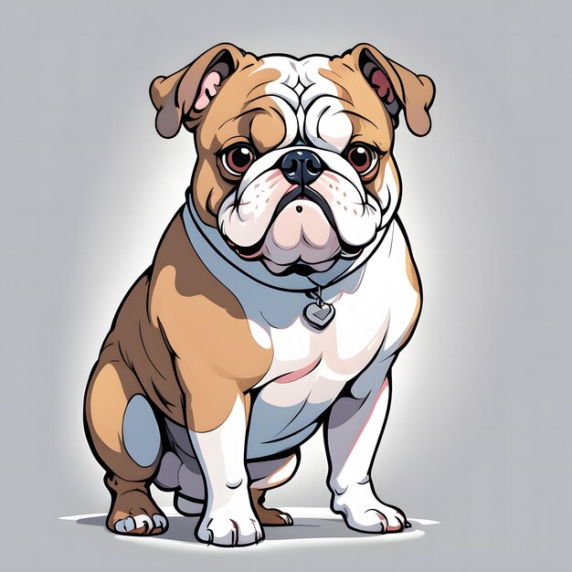 Bulldog Clipart (en inglés)