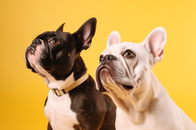 Foto bulldog francés de brindle